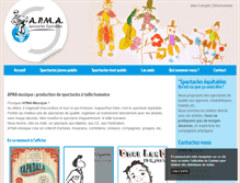 Tablet Screenshot of apma-musique.fr